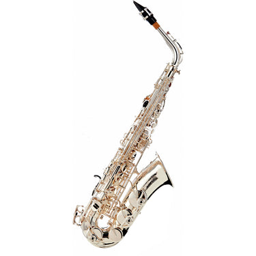 Sax Alto Yamaha Yas-480s Intermedio Con Llave De Fa# Plateado